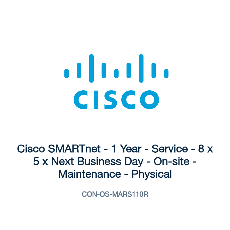 CON-OS-MARS110R: Cisco SMARTnet - 1 Year - Service - 8 x 5 x Next Business Day -