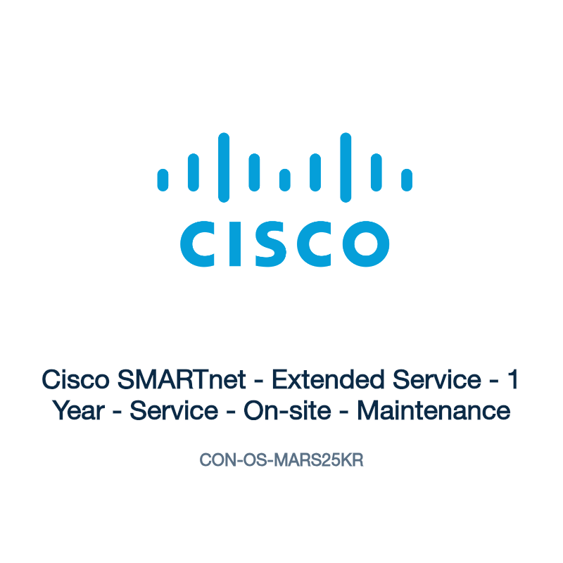 CON-OS-MARS25KR: Cisco SMARTnet - Extended Service - 1 Year - Service - On-site -