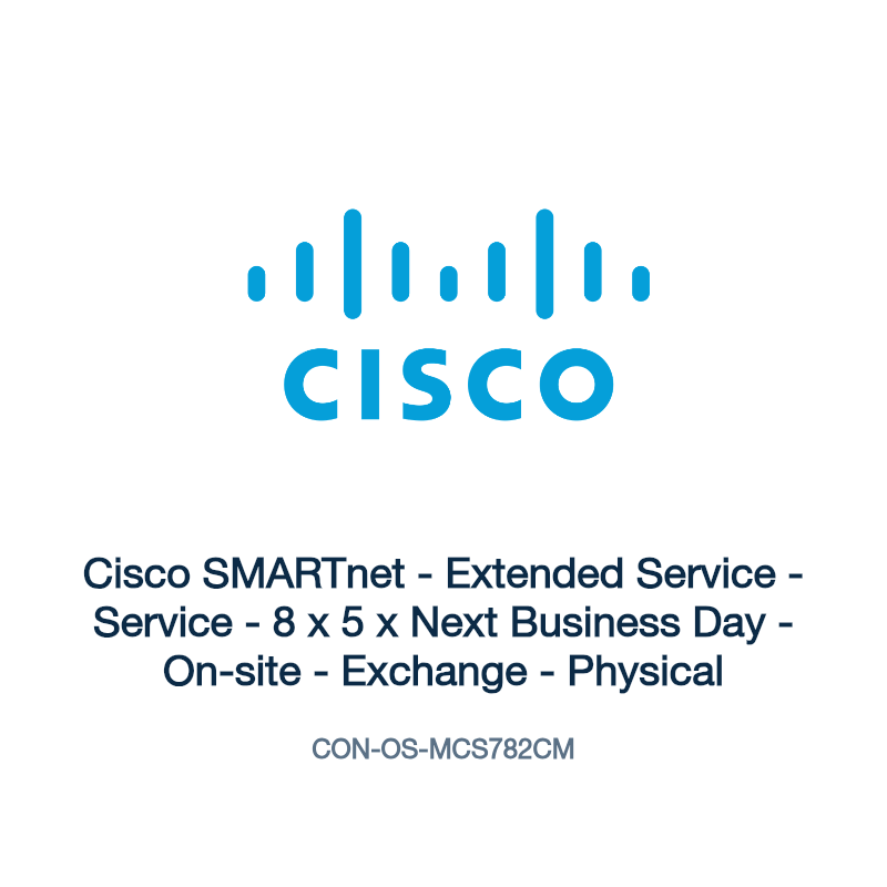 CON-OS-MCS782CM: Cisco SMARTnet - Extended Service - Service - 8 x 5 x Next Business