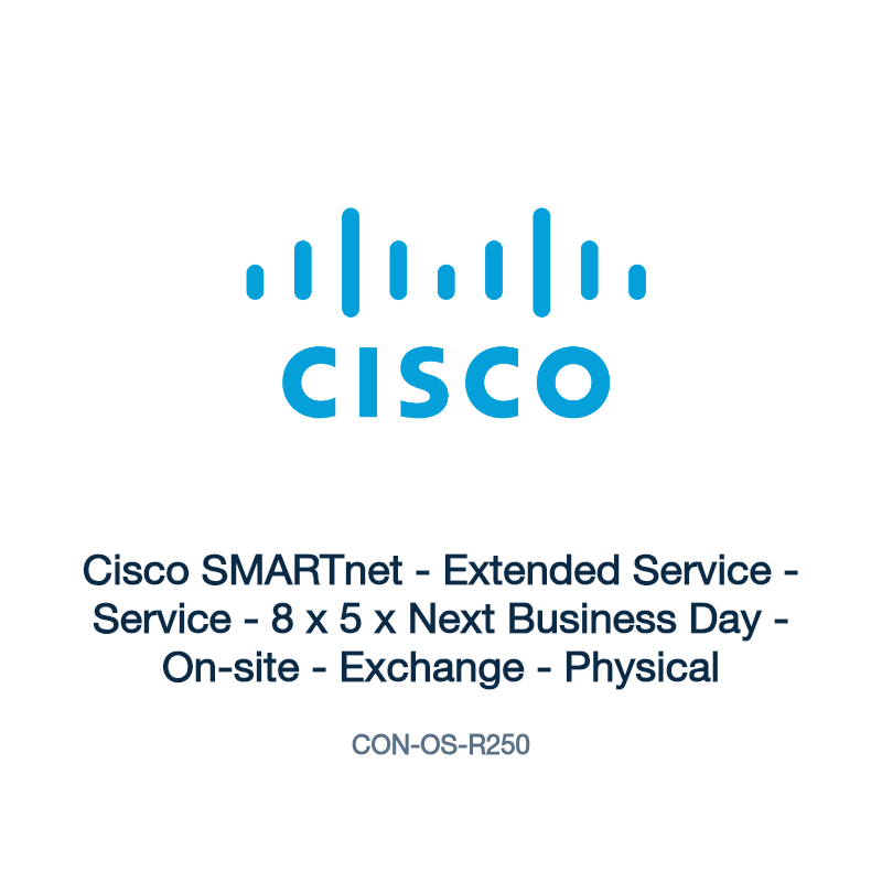 CON-OS-R250: Cisco SMARTnet - Extended Service - Service - 8 x 5 x Next Business