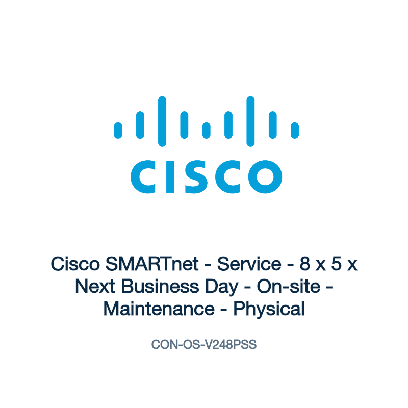 CON-OS-V248PSS: Cisco SMARTnet - Service - 8 x 5 x Next Business Day - On-site -