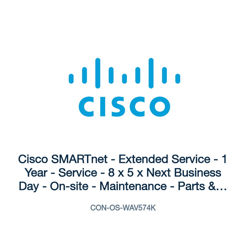 CON-OS-WAV574K: Cisco SMARTnet - Extended Service - 1 Year - Service