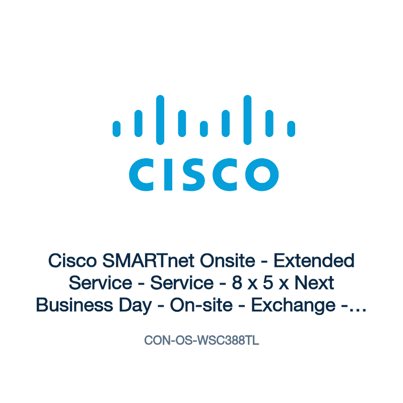 CON-OS-WSC388TL: Cisco SMARTnet Onsite