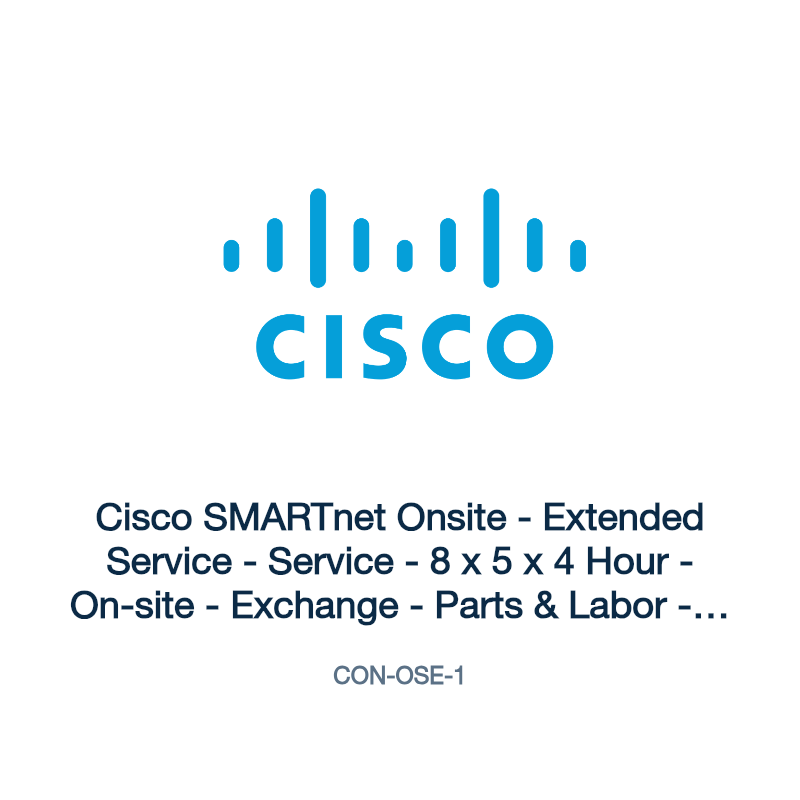 CON-OSE-1: Cisco SMARTnet Onsite