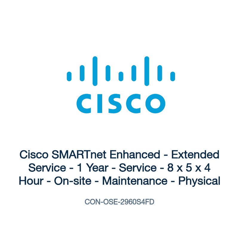 CON-OSE-2960S4FD: Cisco SMARTnet Enhanced