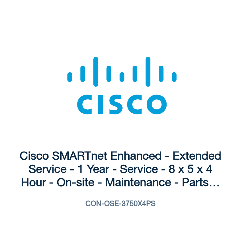 CON-OSE-3750X4PS: Cisco SMARTnet Enhanced
