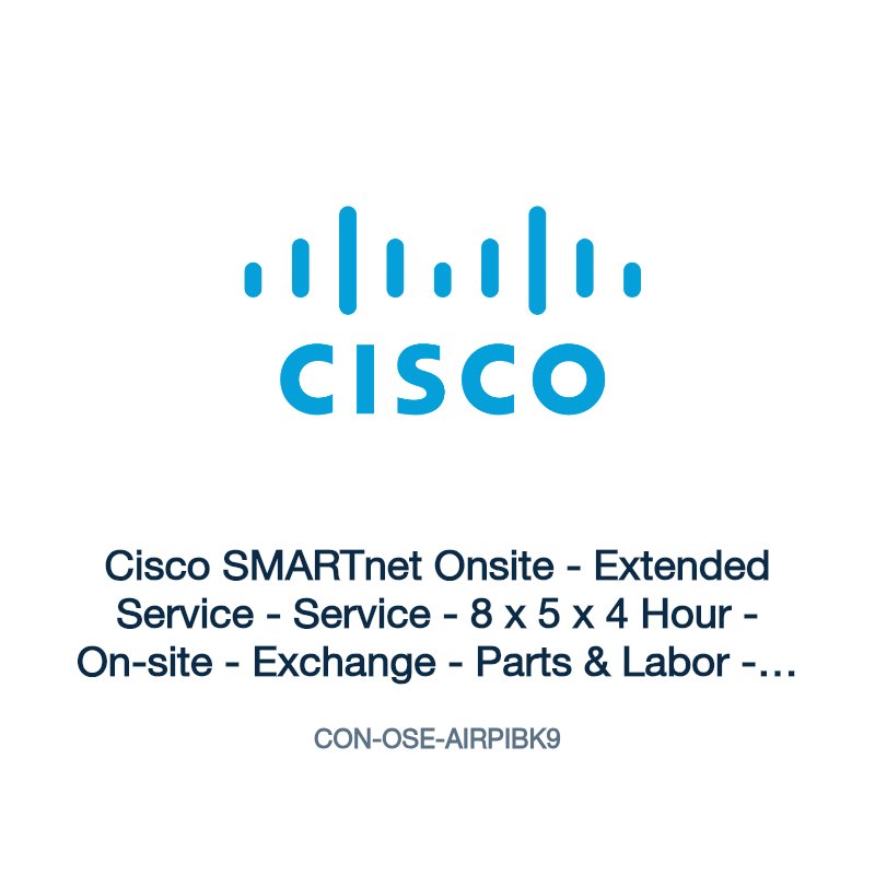 CON-OSE-AIRPIBK9: Cisco SMARTnet Onsite