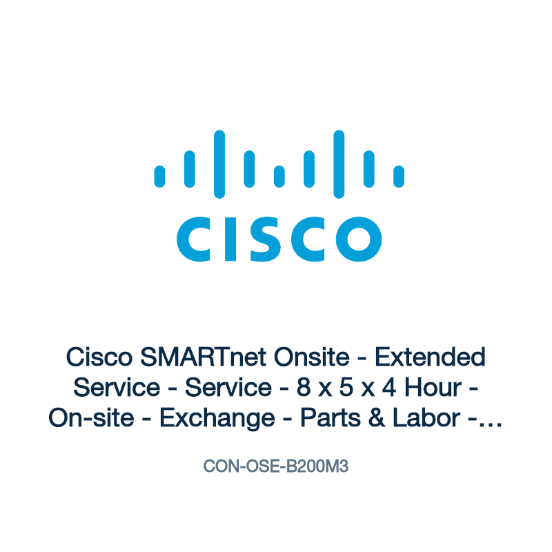 CON-OSE-B200M3: Cisco SMARTnet Onsite