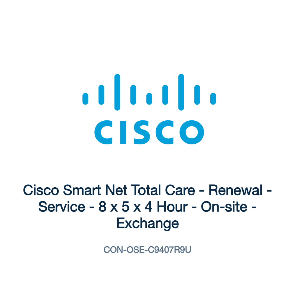 CON-OSE-C9407R9U: Cisco Smart Net Total Care