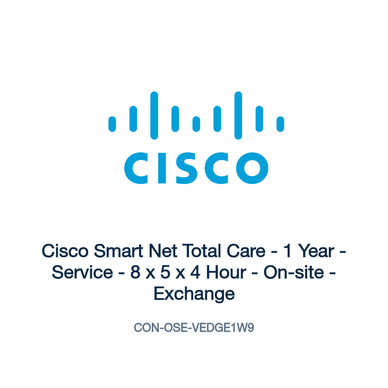 CON-OSE-VEDGE1W9: Cisco Smart Net Total Care
