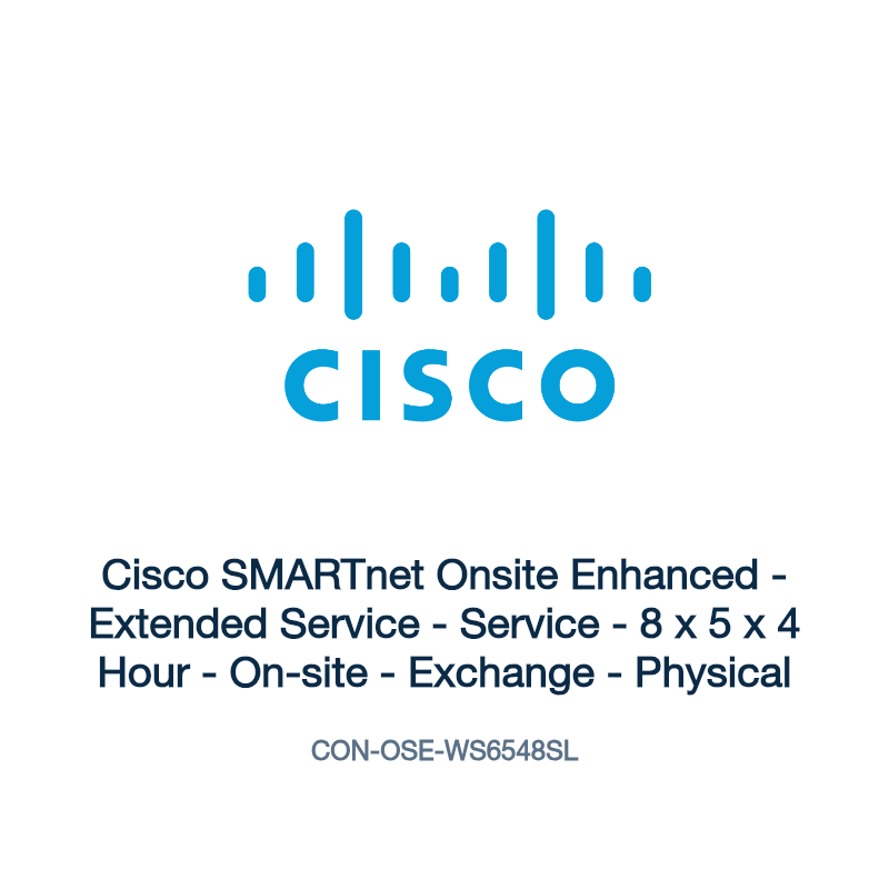 CON-OSE-WS6548SL: Cisco SMARTnet Onsite Enhanced