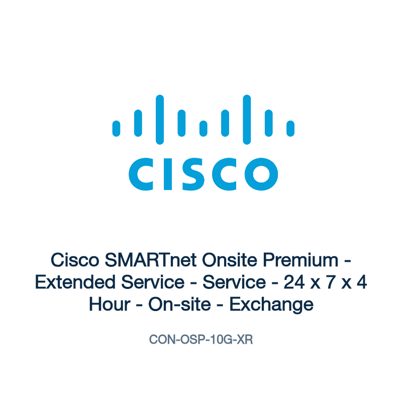 CON-OSP-10G-XR: Cisco SMARTnet Onsite Premium