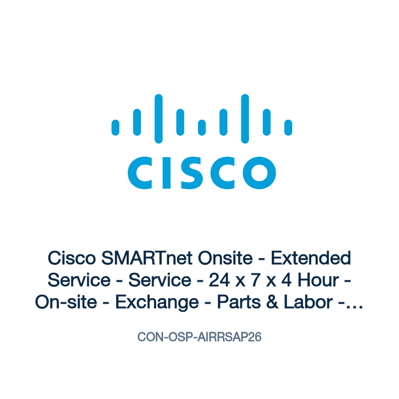 CON-OSP-AIRRSAP26: Cisco SMARTnet Onsite