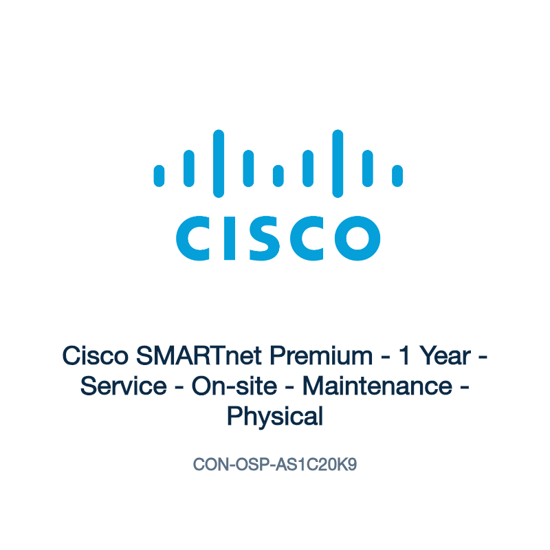 CON-OSP-AS1C20K9: Cisco SMARTnet Premium