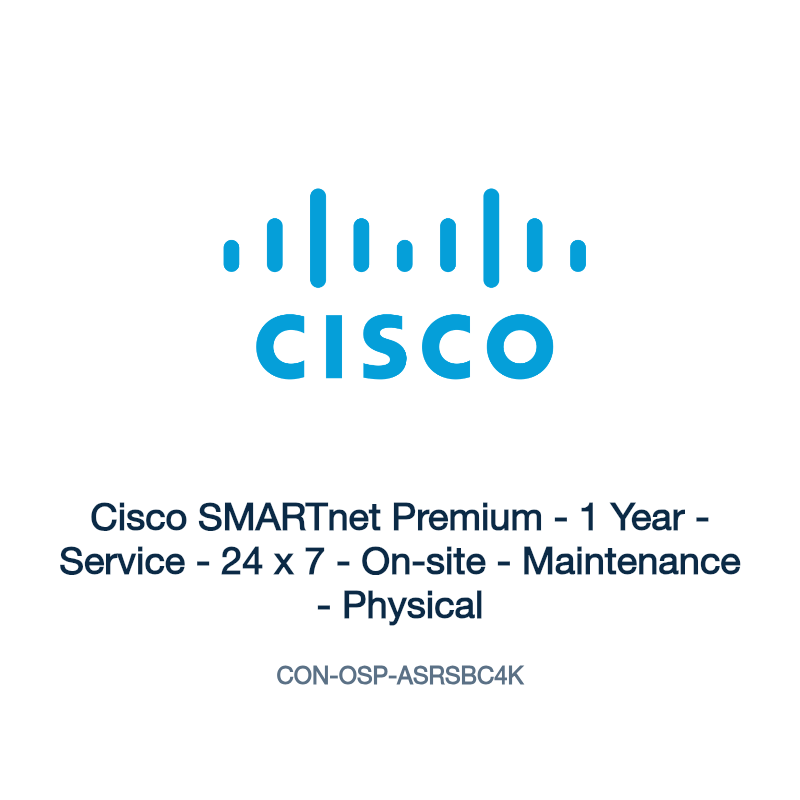 CON-OSP-ASRSBC4K: Cisco SMARTnet Premium