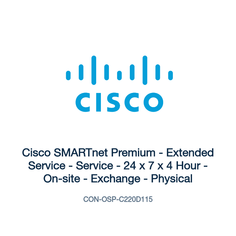 CON-OSP-C220D115: Cisco SMARTnet Premium
