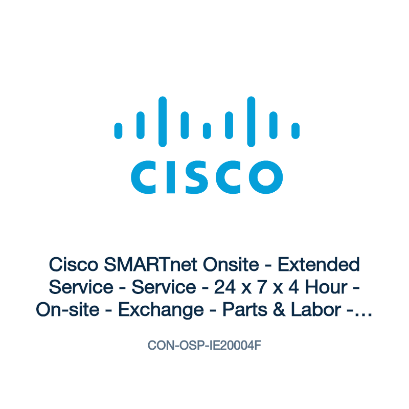CON-OSP-IE20004F: Cisco SMARTnet Onsite