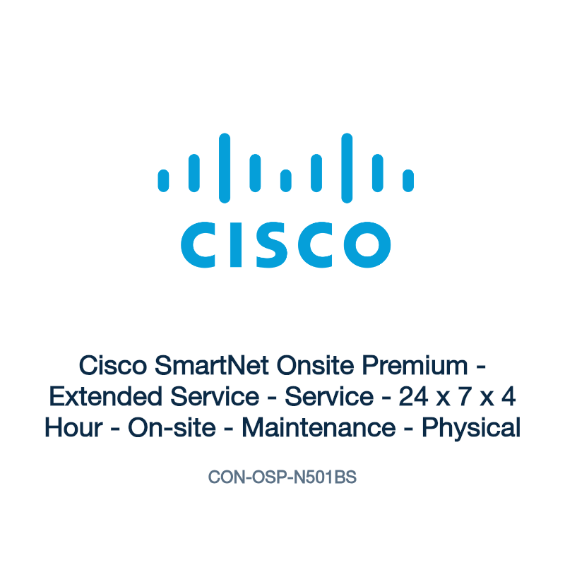 CON-OSP-N501BS: Cisco SmartNet Onsite Premium