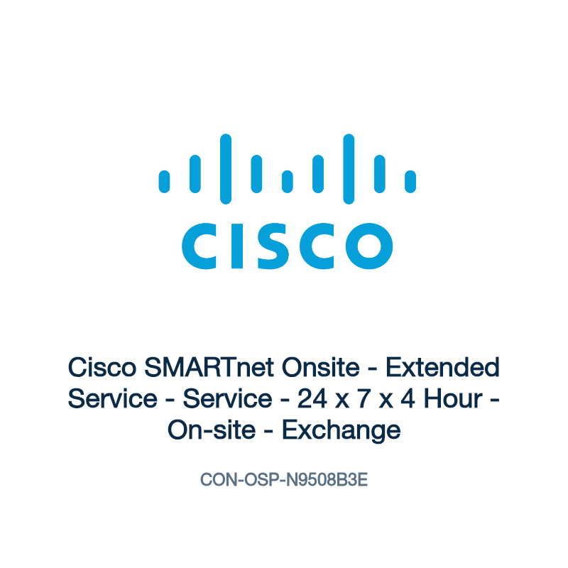 CON-OSP-N9508B3E: Cisco SMARTnet Onsite