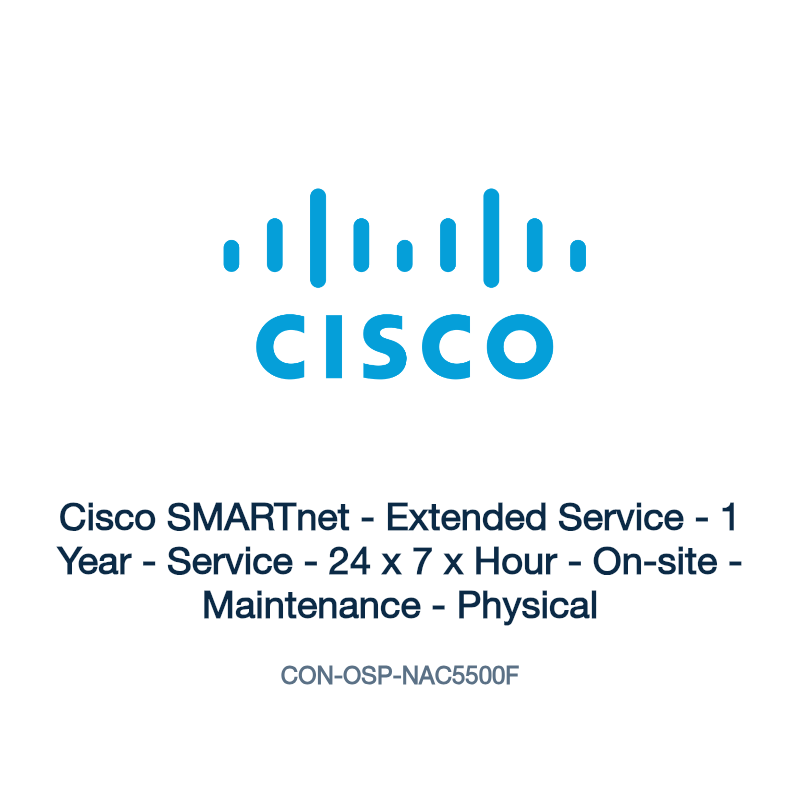 CON-OSP-NAC5500F: Cisco SMARTnet - Extended Service - 1 Year - Service - 24 x 7 x Hour