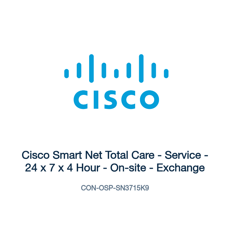 CON-OSP-SN3715K9: Cisco Smart Net Total Care