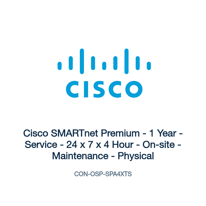 CON-OSP-SPA4XTS: Cisco SMARTnet Premium