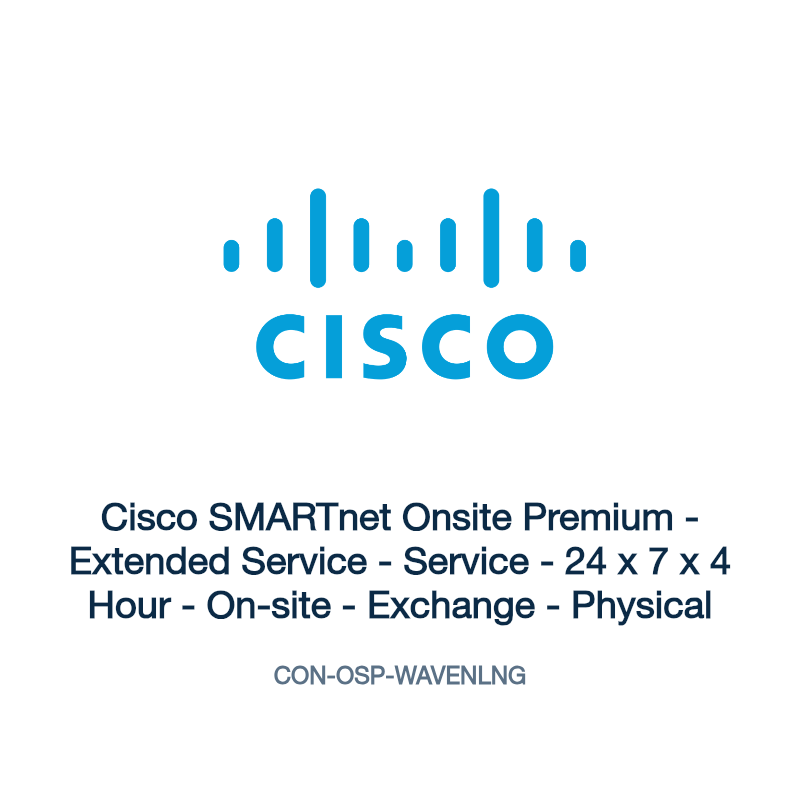 CON-OSP-WAVENLNG: Cisco SMARTnet Onsite Premium