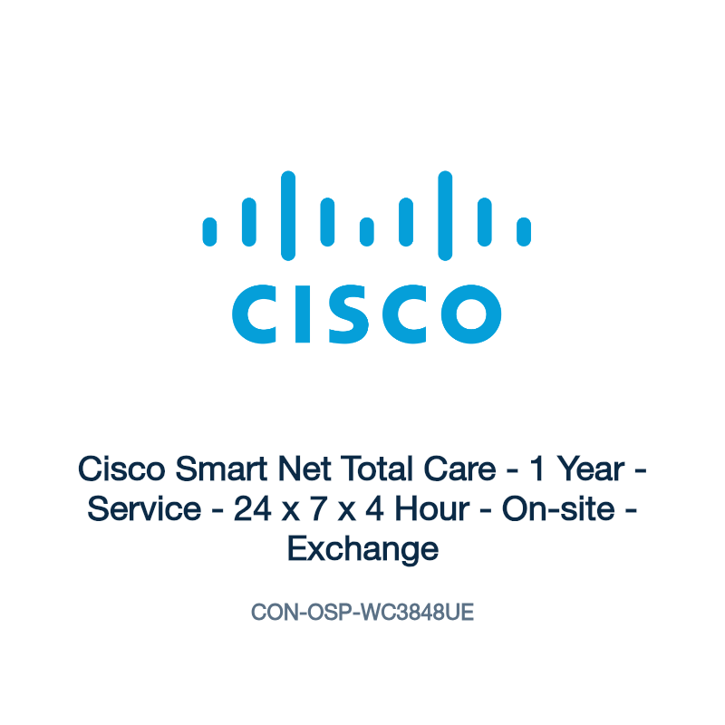 CON-OSP-WC3848UE: Cisco Smart Net Total Care