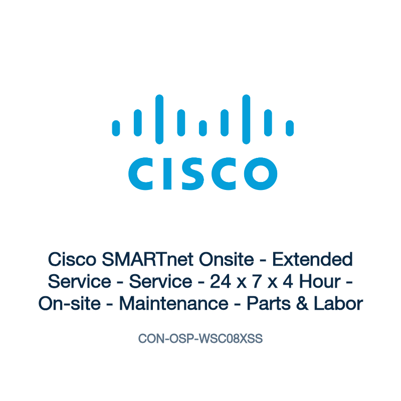 CON-OSP-WSC08XSS: Cisco SMARTnet Onsite
