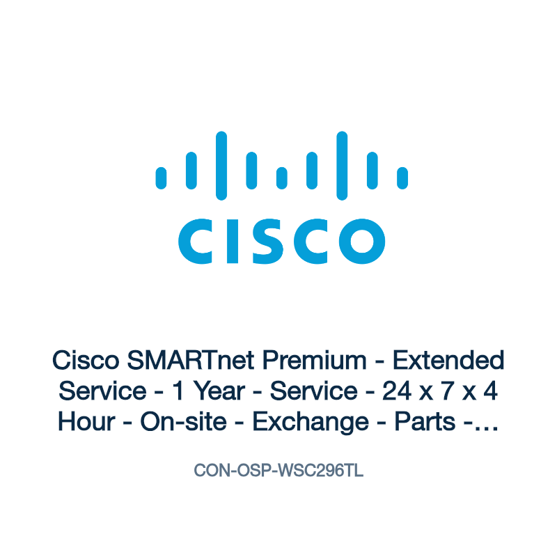 CON-OSP-WSC296TL: Cisco SMARTnet Premium
