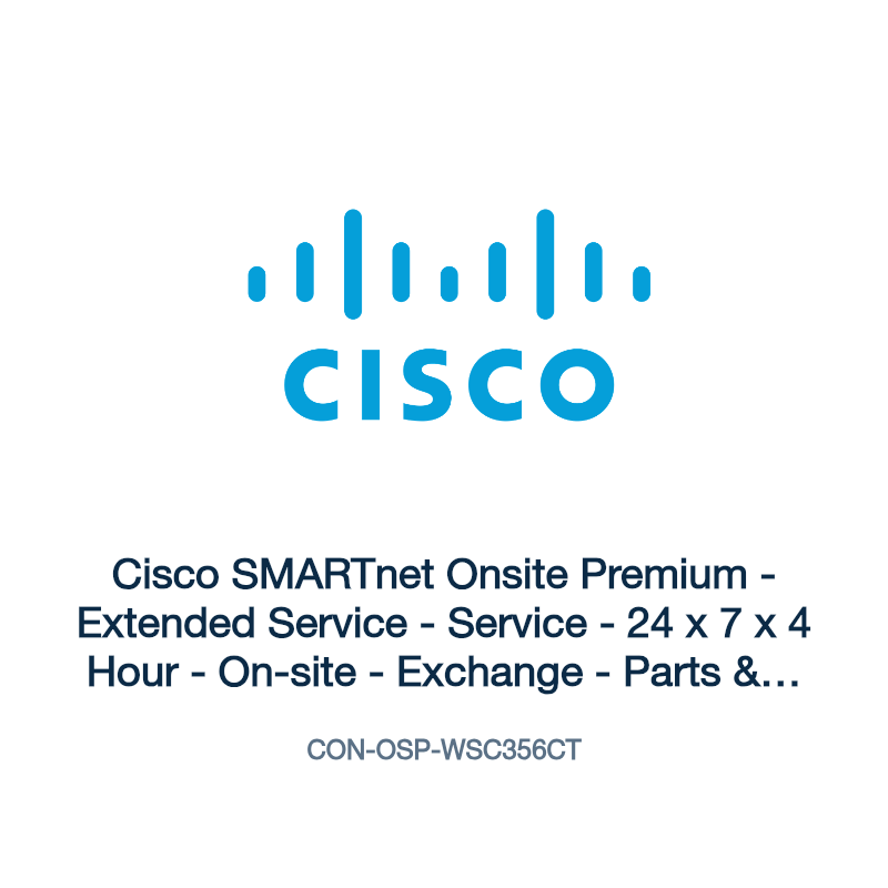 CON-OSP-WSC356CT: Cisco SMARTnet Onsite Premium