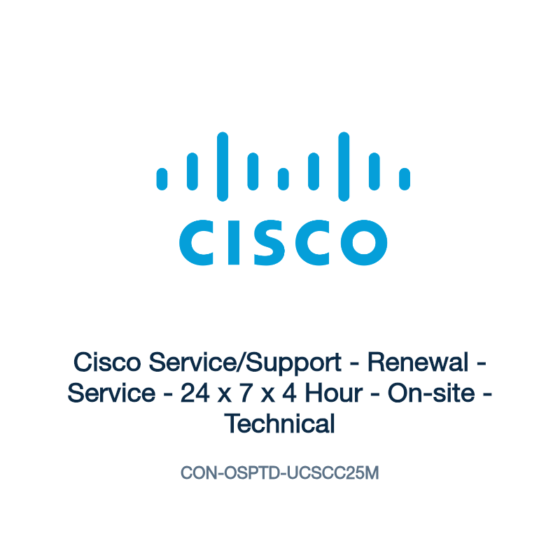 CON-OSPTD-UCSCC25M: Cisco Service/Support