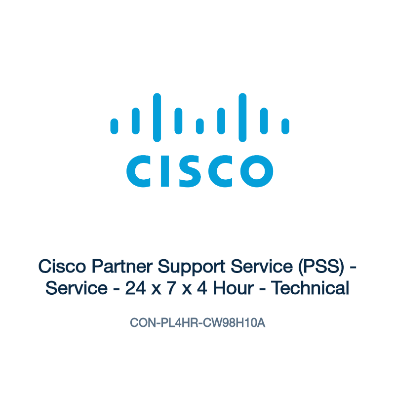 CON-PL4HR-CW98H10A: Cisco Partner Support Service (PSS)
