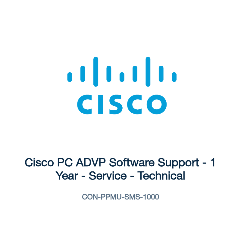 CON-PPMU-SMS-1000: Cisco PC ADVP Software Support