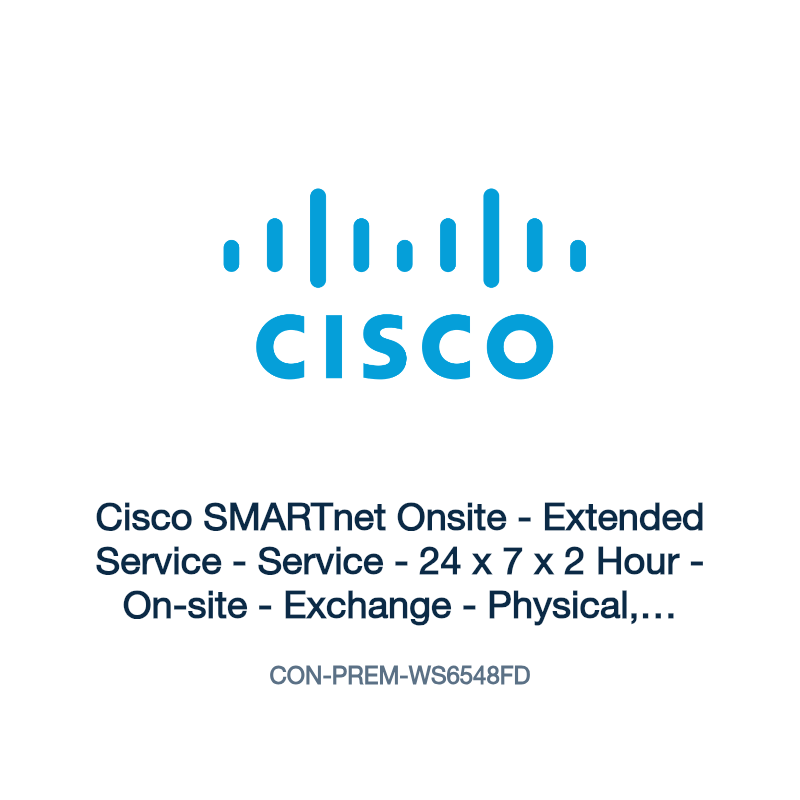 CON-PREM-WS6548FD: Cisco SMARTnet Onsite