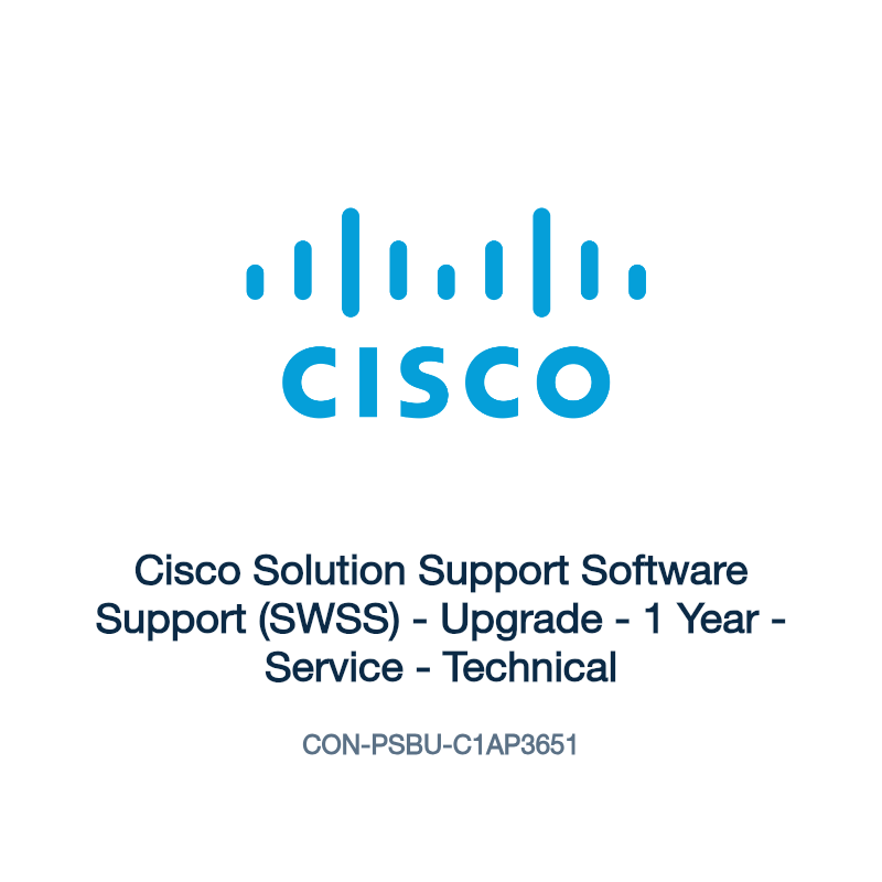 CON-PSBU-C1AP3651: Cisco Solution Support Software Support (SWSS)