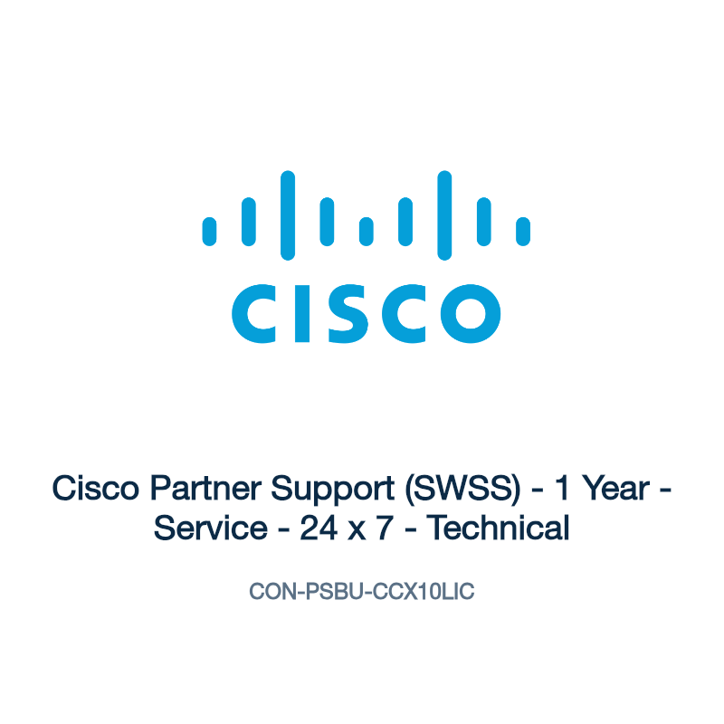 CON-PSBU-CCX10LIC: Cisco Partner Support (SWSS)