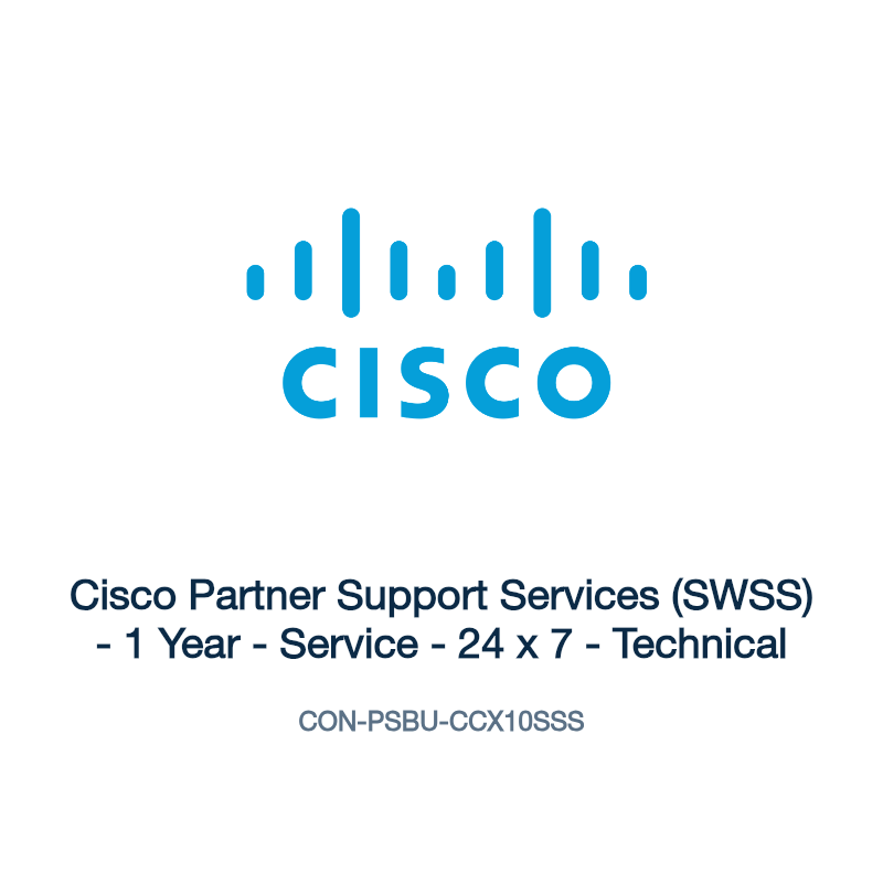 CON-PSBU-CCX10SSS: Cisco Partner Support Services (SWSS)