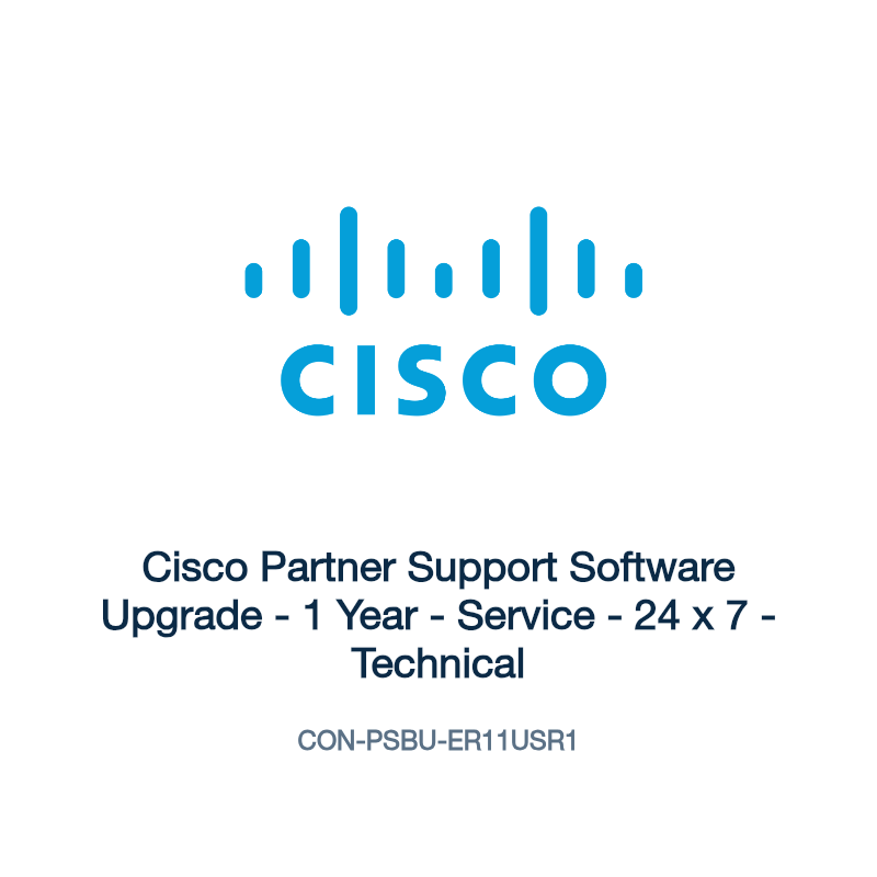 CON-PSBU-ER11USR1: Cisco Partner Support Software Upgrade