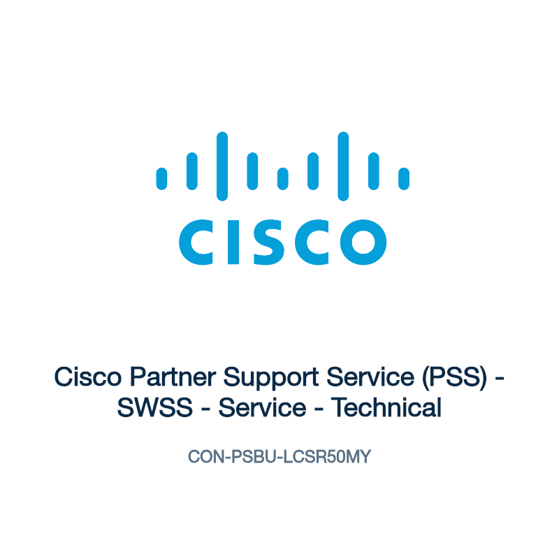 CON-PSBU-LCSR50MY: Cisco Partner Support Service (PSS)