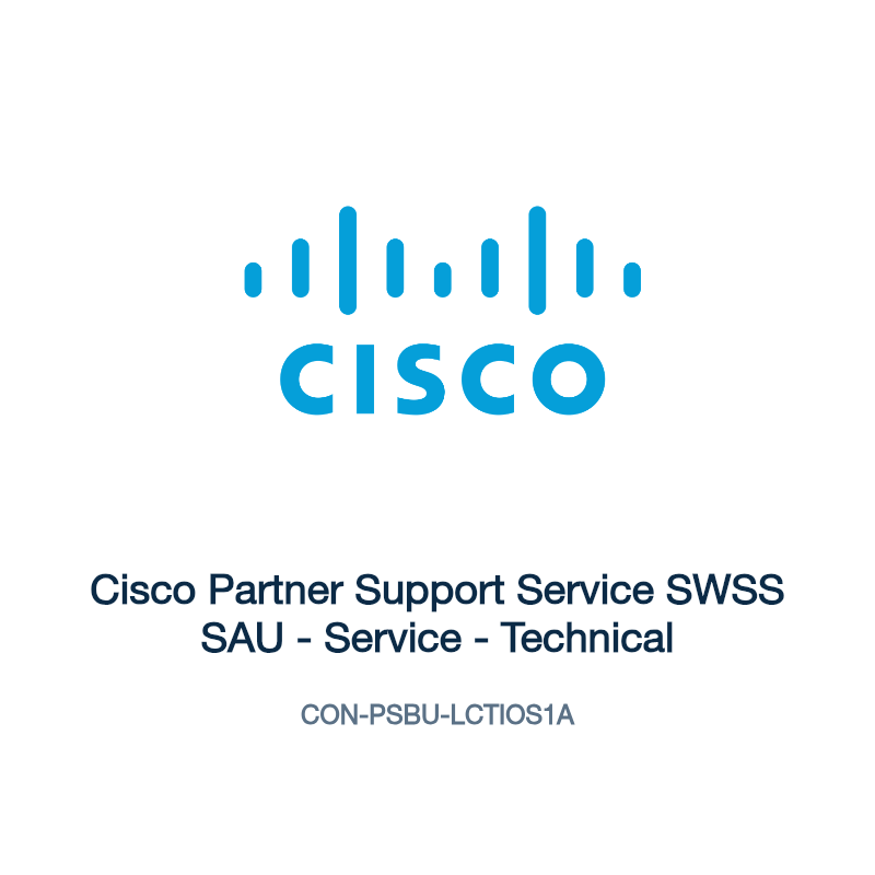 CON-PSBU-LCTIOS1A: Cisco Partner Support Service SWSS SAU