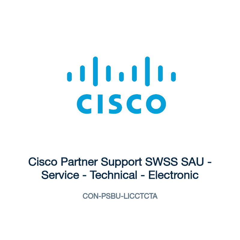 CON-PSBU-LICCTCTA: Cisco Partner Support SWSS SAU