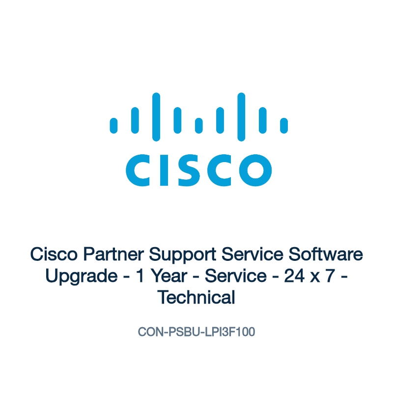CON-PSBU-LPI3F100: Cisco Partner Support Service Software Upgrade