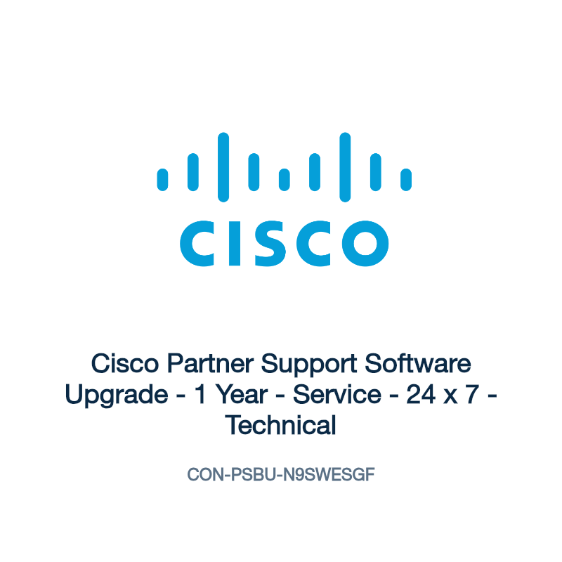 CON-PSBU-N9SWESGF: Cisco Partner Support Software Upgrade