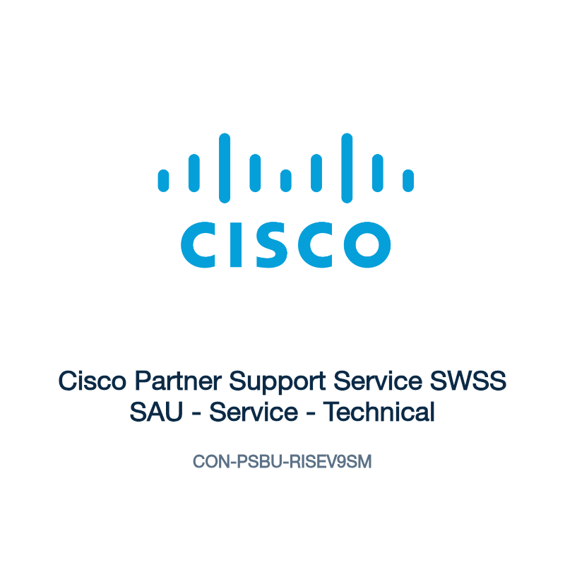 CON-PSBU-RISEV9SM: Cisco Partner Support Service SWSS SAU