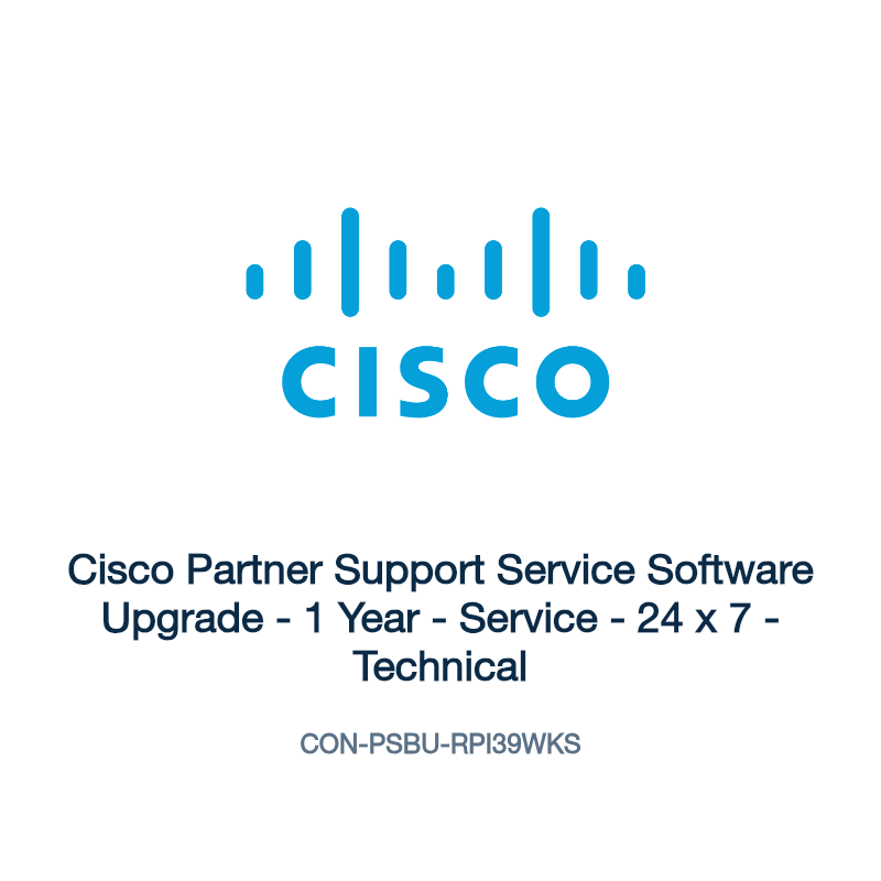 CON-PSBU-RPI39WKS: Cisco Partner Support Service Software Upgrade