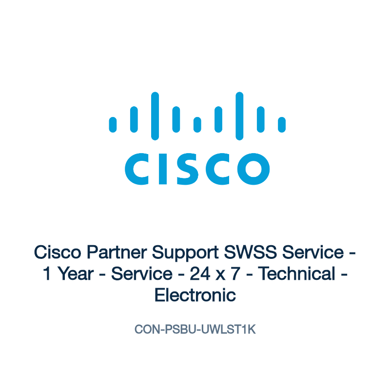 CON-PSBU-UWLST1K: Cisco Partner Support SWSS Service