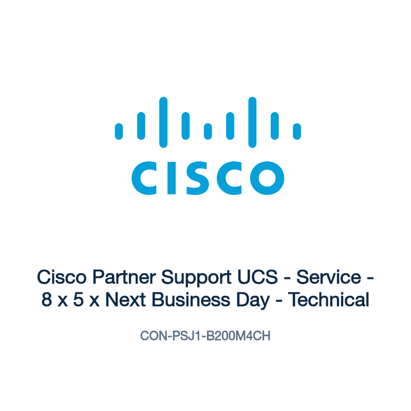 CON-PSJ1-B200M4CH: Cisco Partner Support UCS