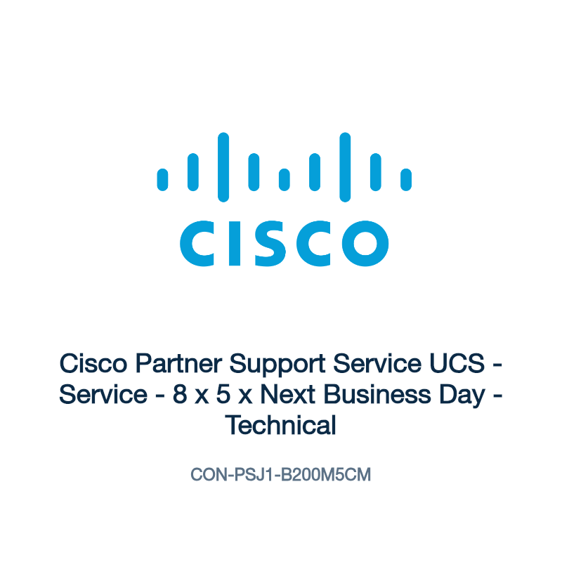 CON-PSJ1-B200M5CM: Cisco Partner Support Service UCS