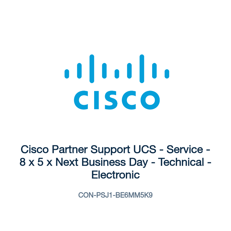 CON-PSJ1-BE6MM5K9: Cisco Partner Support UCS